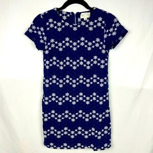Jun & Ivy Blue and White Dress Size XXS